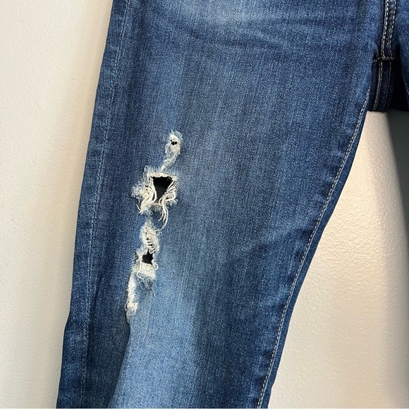 Adriano Goldschmied Jeans Womens 27 Denim The Legging Ankle Distressed Skinny AG - Picture 4 of 16